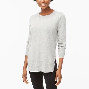 NWT J. Crew Gray Wool-blend Tunic Sweater